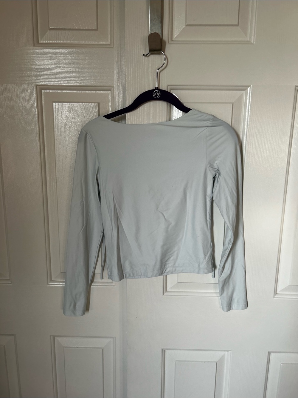 wild fable blue Long-Sleeve Cropped Tee - Picture 5 of 5